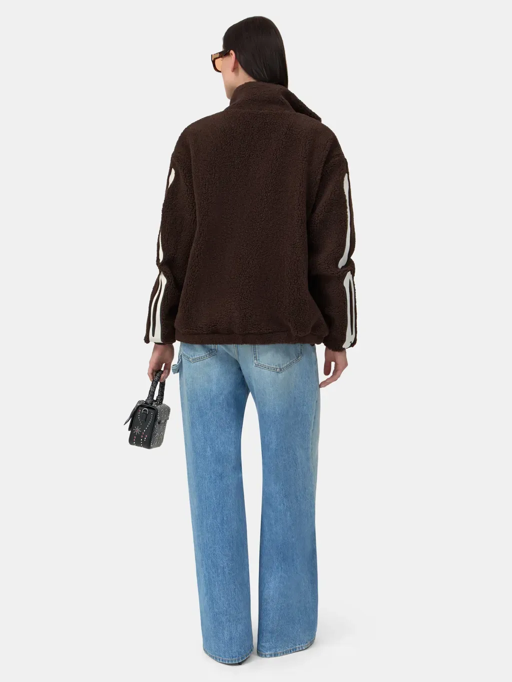 Women - Bones Fleece Jacket - Dark Brown