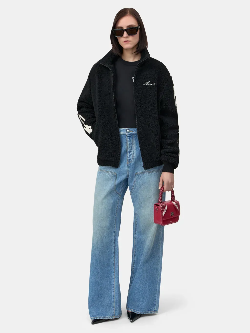 Women - Bones Fleece Jacket - Black