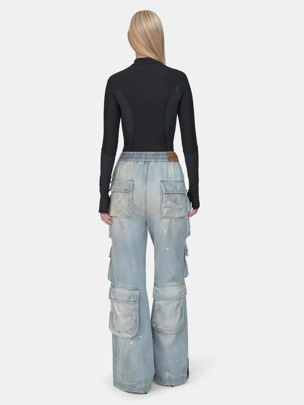 Women - Cargo Jean - Perfect Antique Indigo