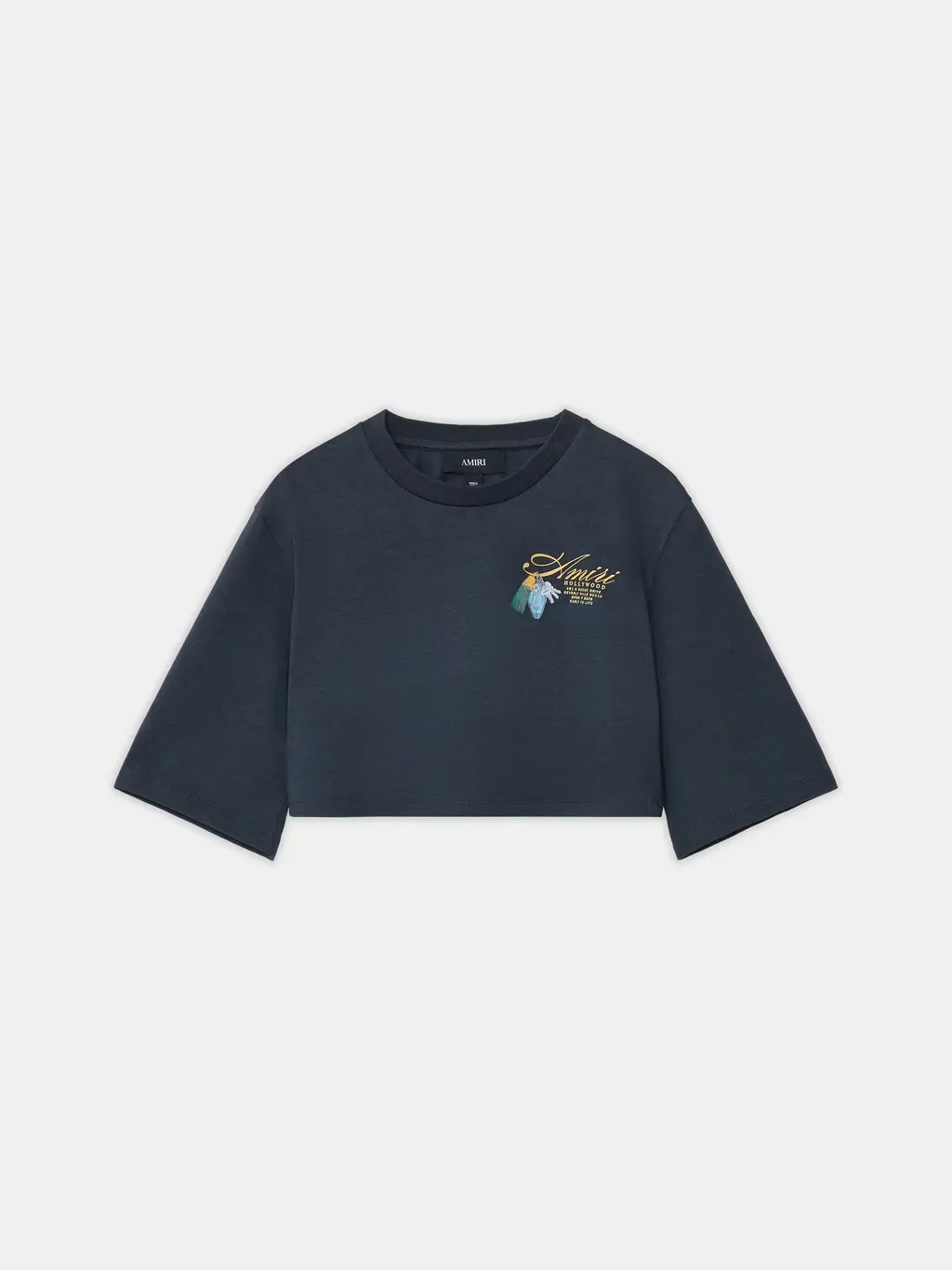 Women - Chateau Keys Cropped Tee - Black