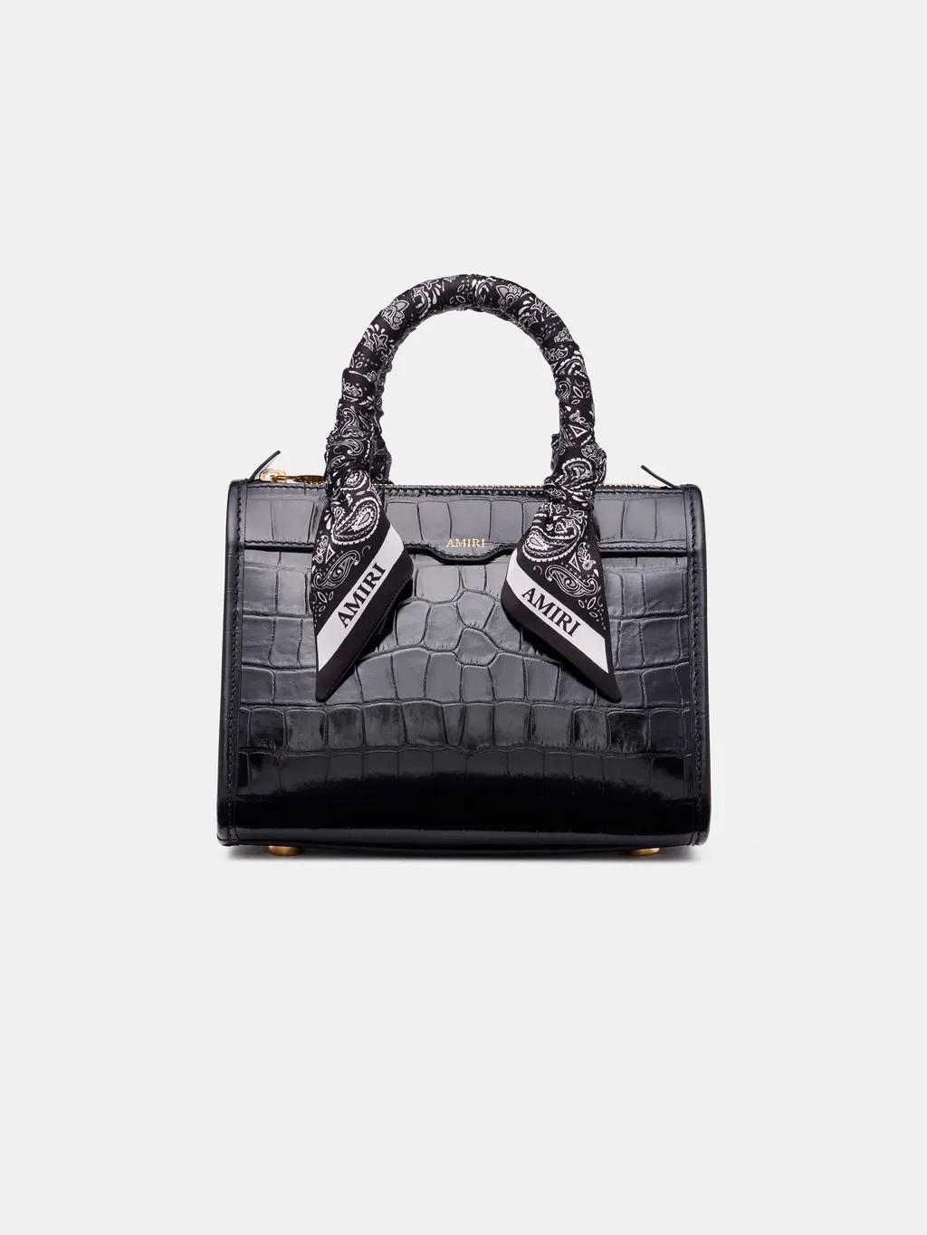 Women - Croc Micro Triangle Bag - Black