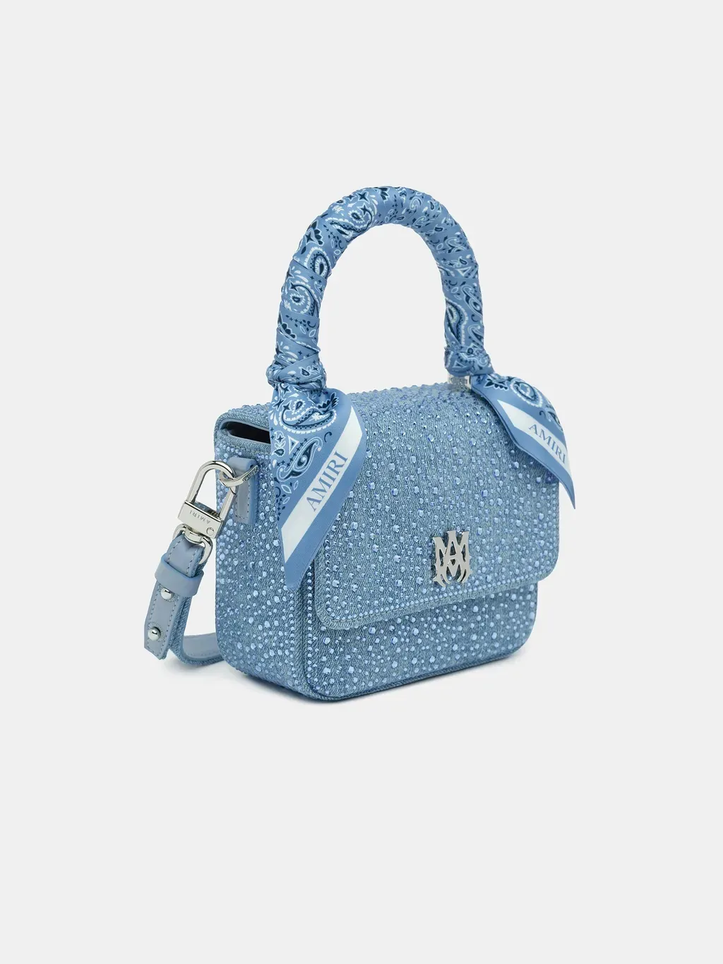 Women - Crystal Denim Micro Ma Bag - True Blue