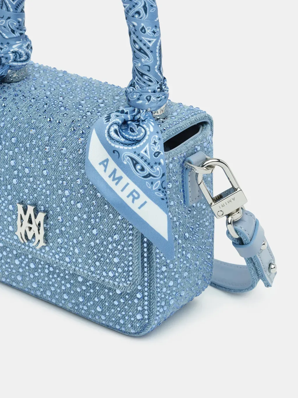 Women - Crystal Denim Micro Ma Bag - True Blue