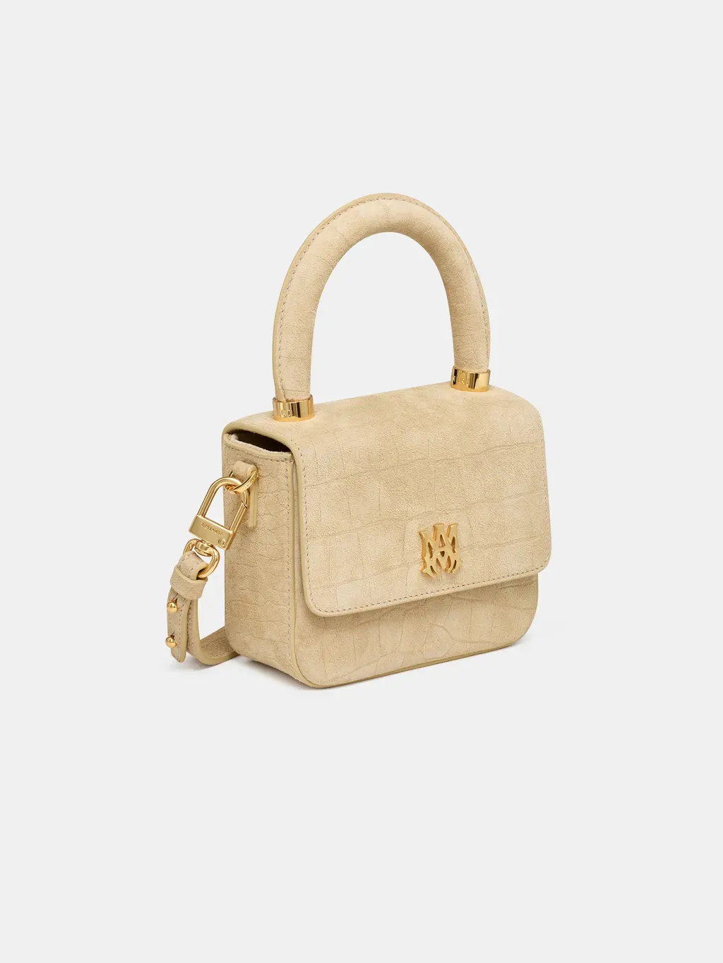 Women - Croc Suede Micro Ma Bag - Taupe