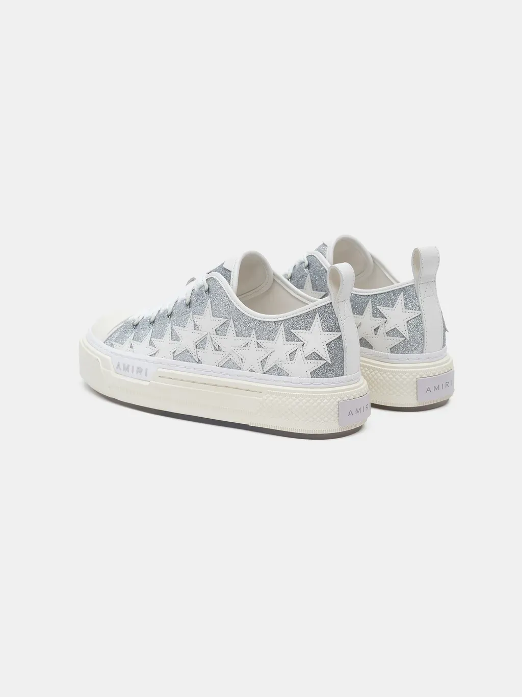 Women - Glitter Stars Court Low - Silver