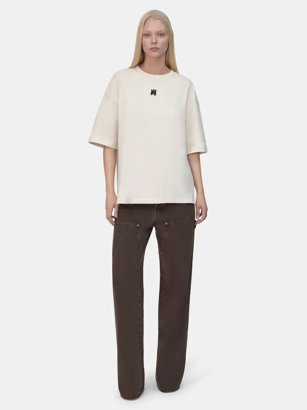 Women - Faded Carpenter Jean - Dark Brown