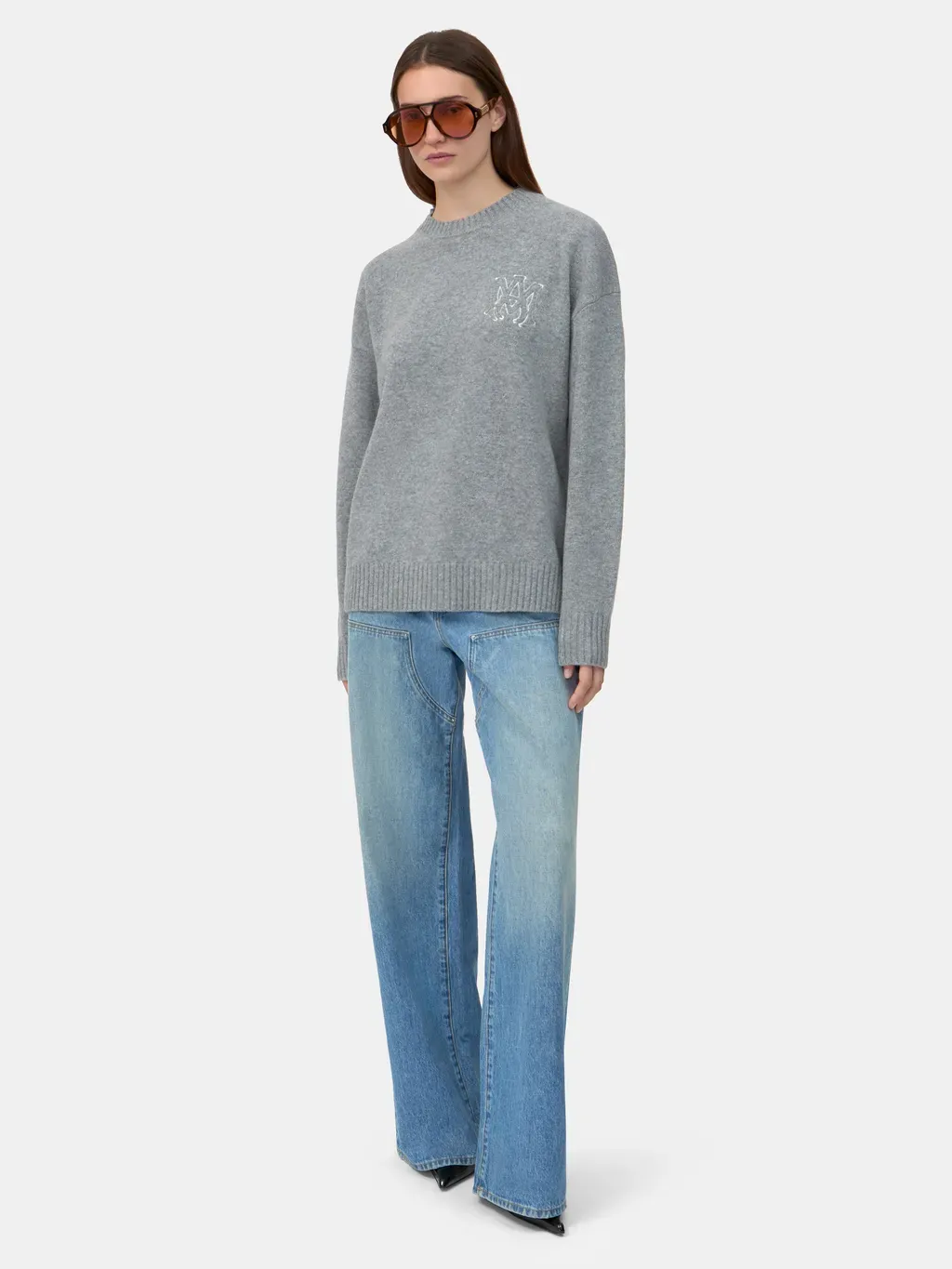 Women - Ma Applique Sweater - Grey