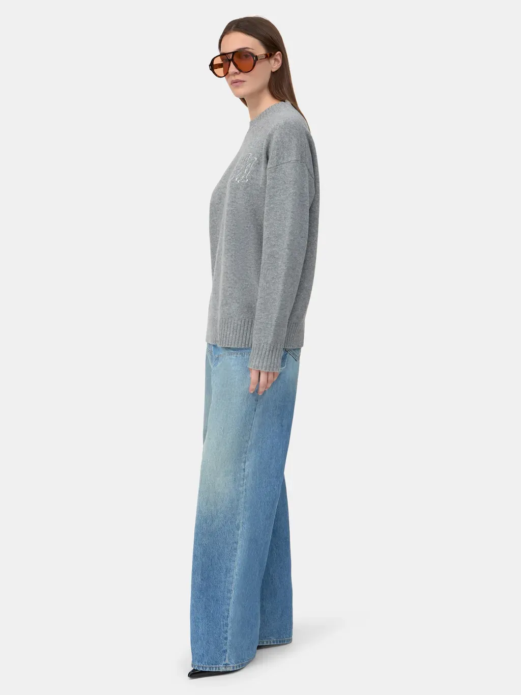 Women - Ma Applique Sweater - Grey