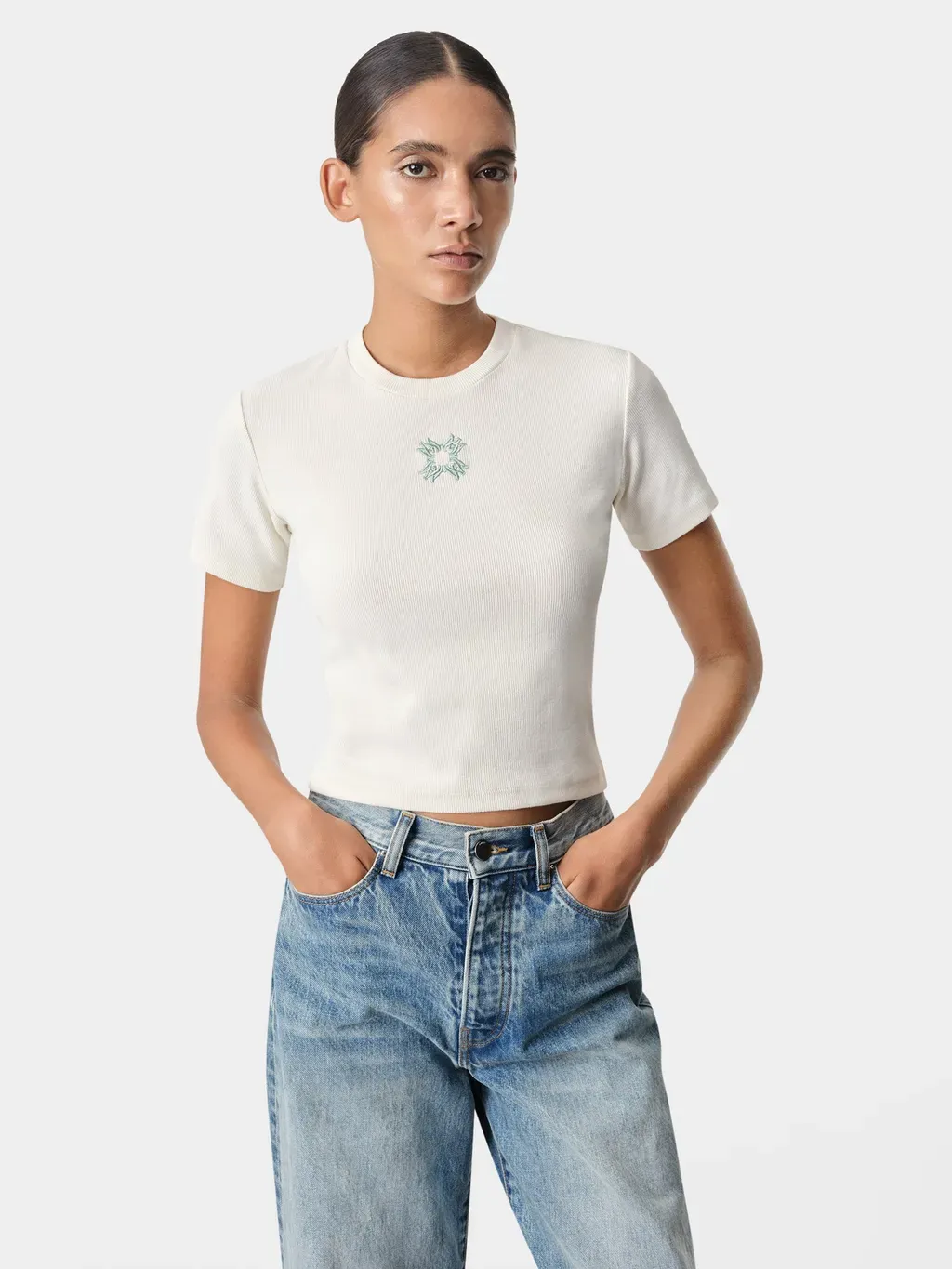 Women - Ma Quad Baby Tee - Alabaster
