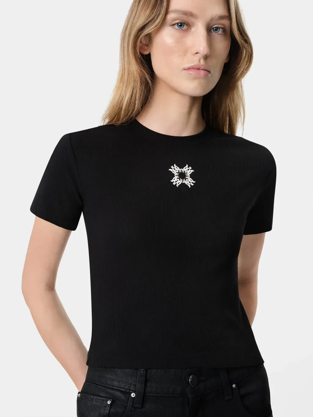 Women - Ma Quad Baby Tee - Black