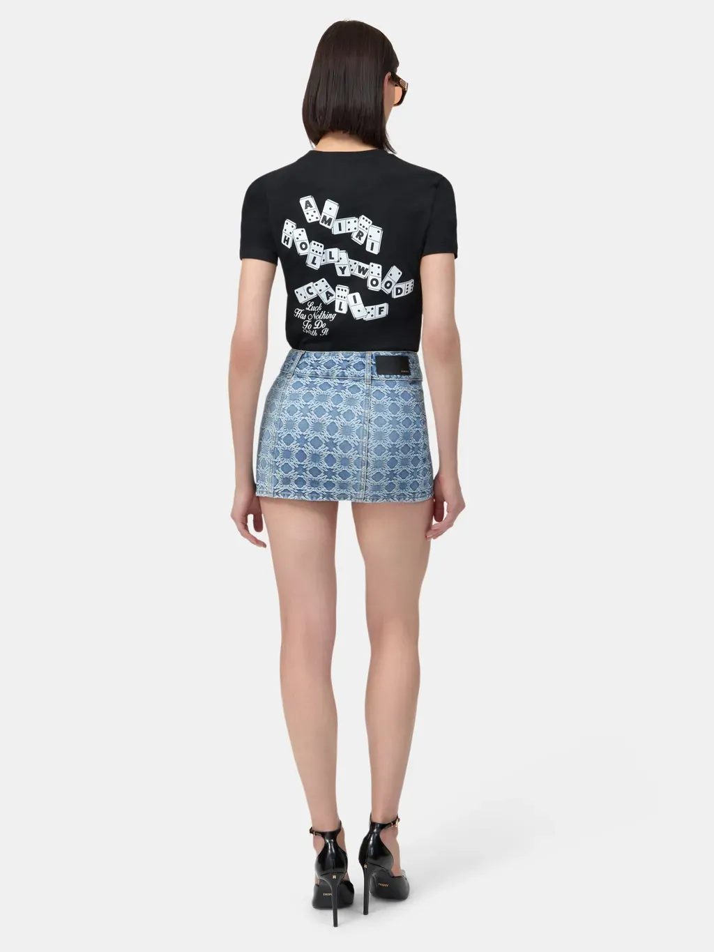 Women - Ma Quad Jacquard Mini Skirt - Stone Indigo