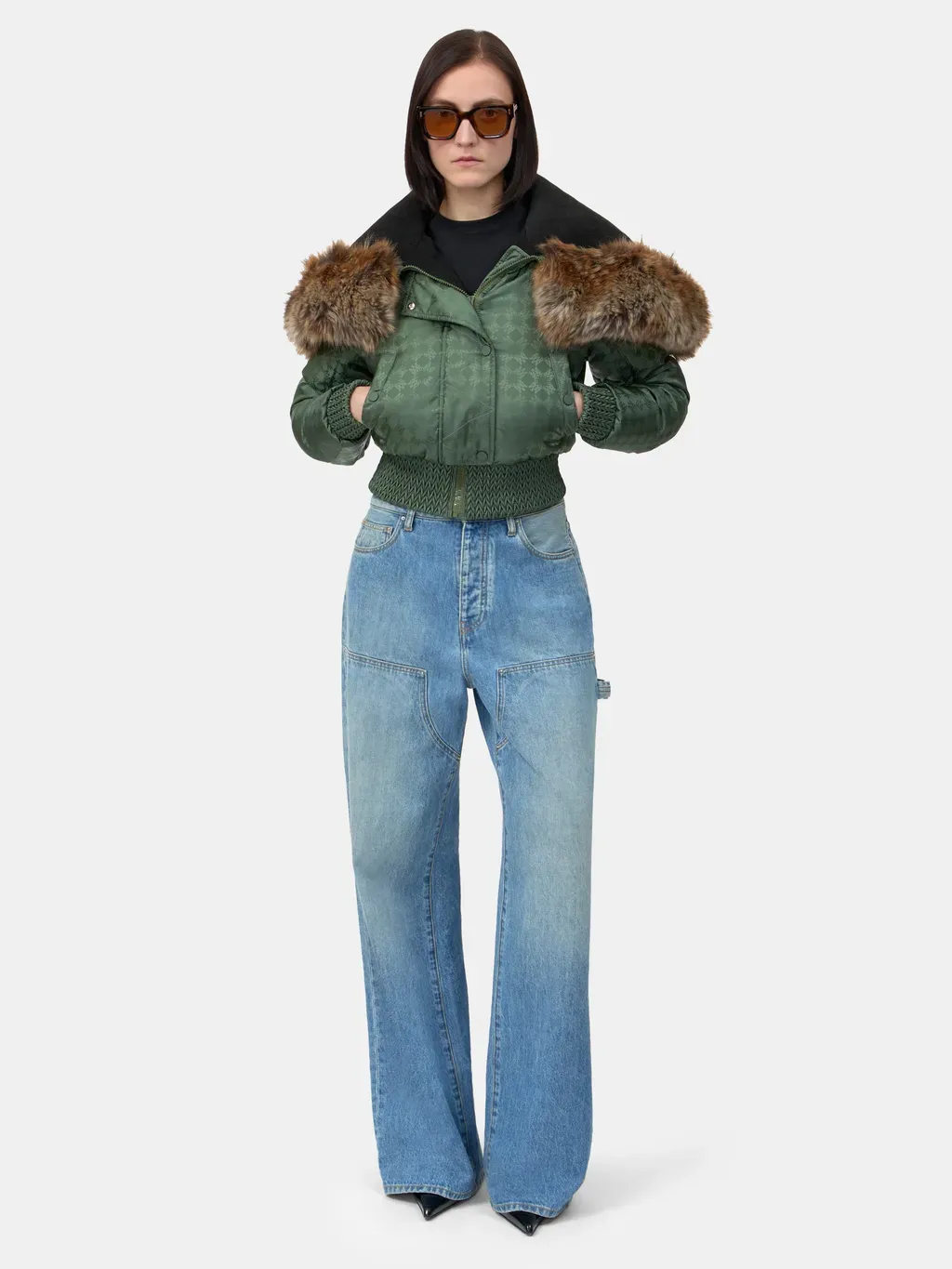 Women - Ma Quad Hooded Down Jacket - Dark Sage