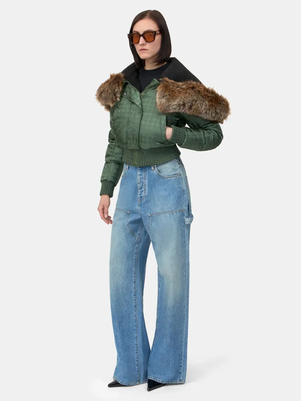 Women - Ma Quad Hooded Down Jacket - Dark Sage