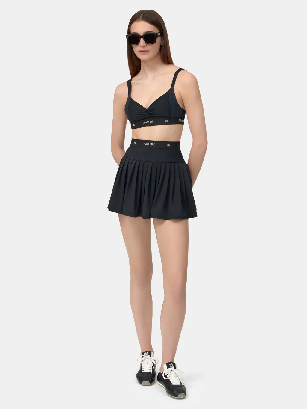 Women - Ma Quad Pleated Mini Skirt - Black