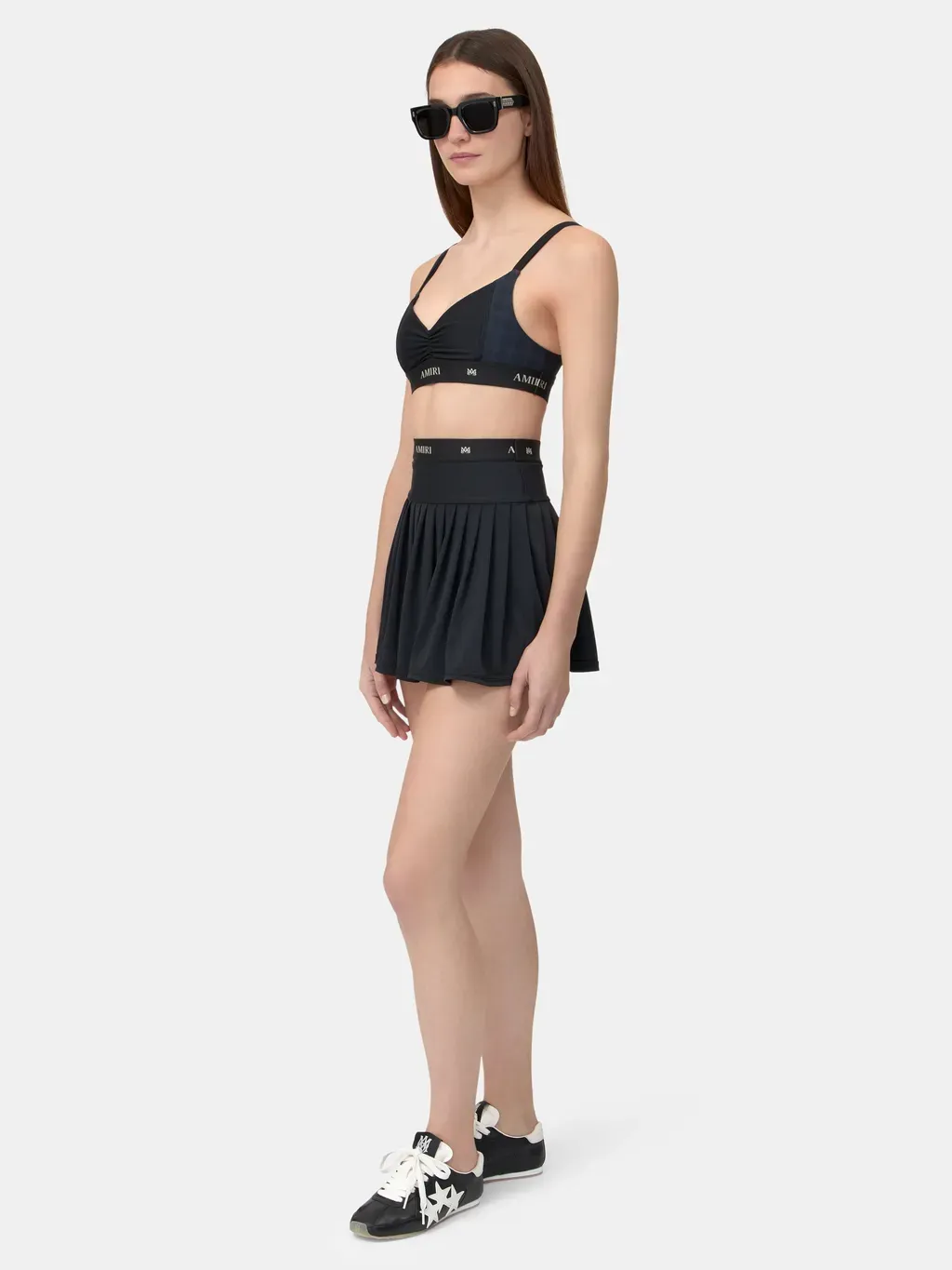 Women - Ma Quad Pleated Mini Skirt - Black