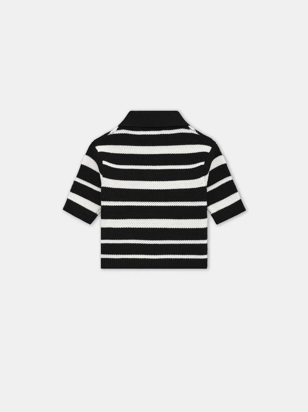 Women - Ma Striped Polo - Black