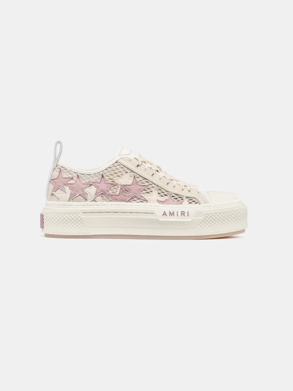 Women - Mesh Stars Court Low - Alabaster
