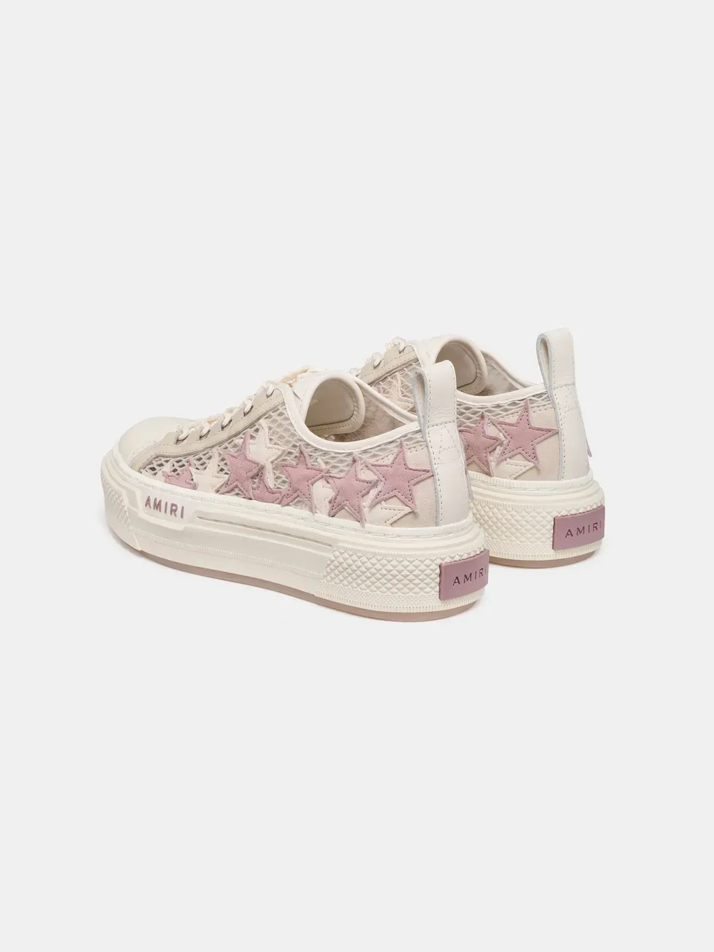 Women - Mesh Stars Court Low - Alabaster