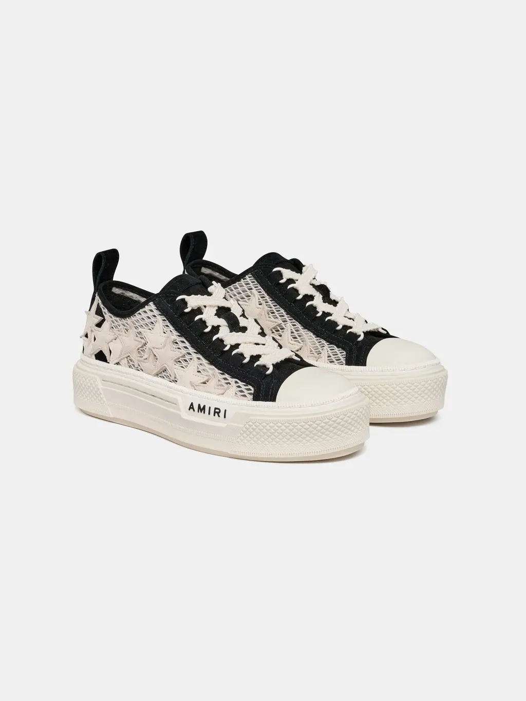 Women - Mesh Stars Court Low - Black