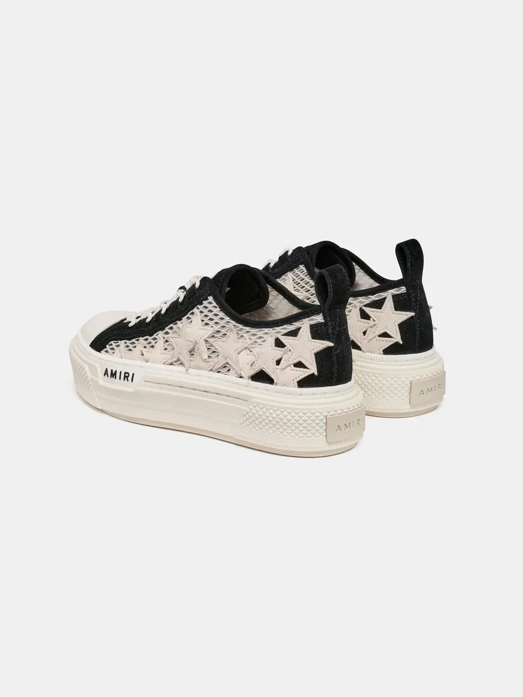 Women - Mesh Stars Court Low - Black
