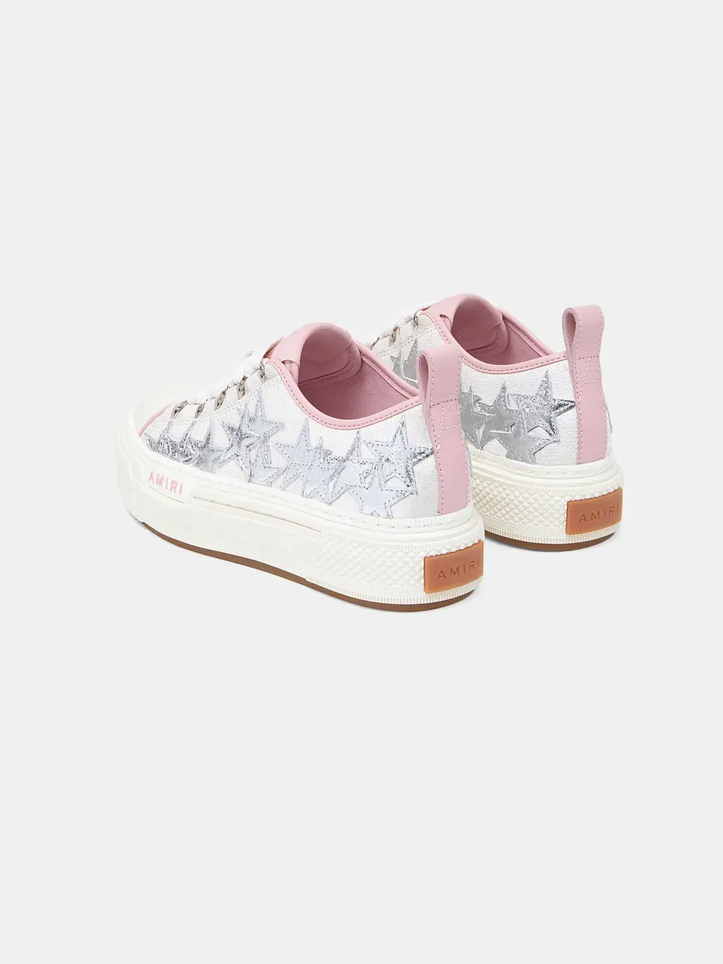 Women - Metallic Stars Court Low - Pink