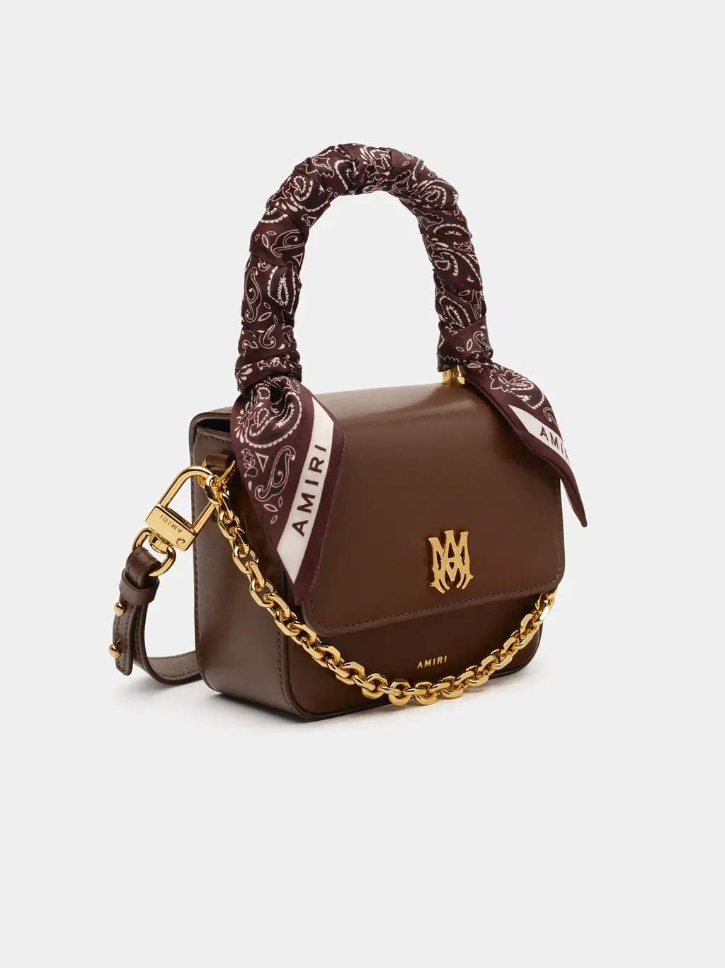 Women - Micro Ma Bag With Chain Handle - Brown