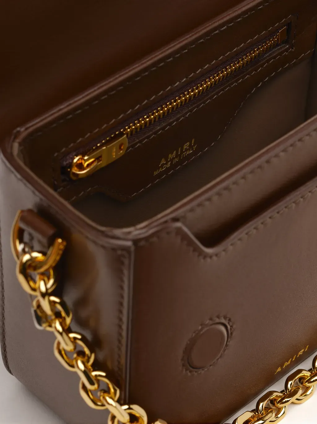 Women - Micro Ma Bag With Chain Handle - Brown