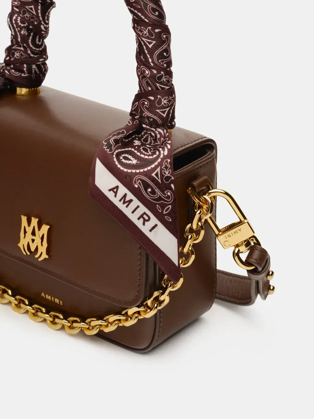 Women - Micro Ma Bag With Chain Handle - Brown