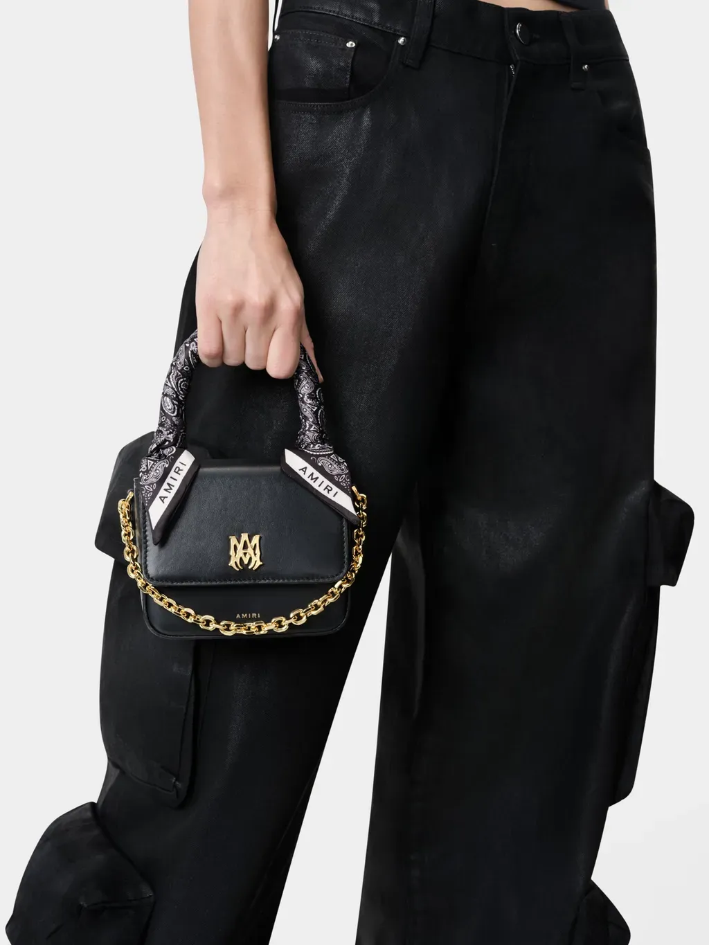 Women - Micro Ma Bag With Chain Handle - Black