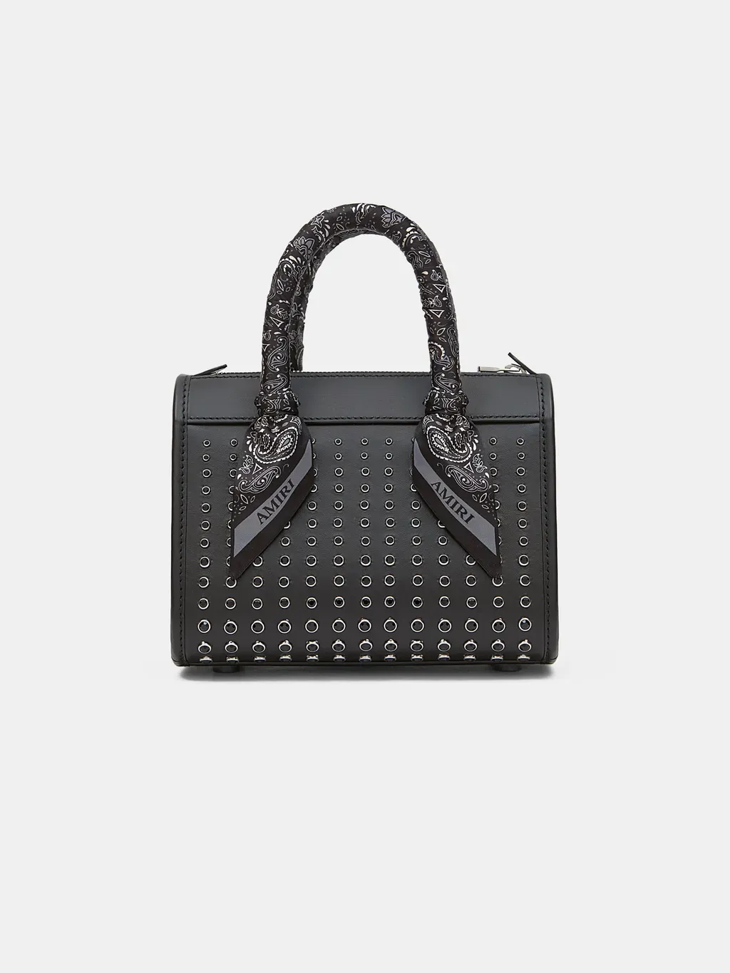 Women - Micro Triangle Stud Bag - Black