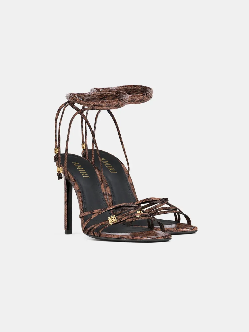 Women - Snake Ma Heeled Sandal - Brown