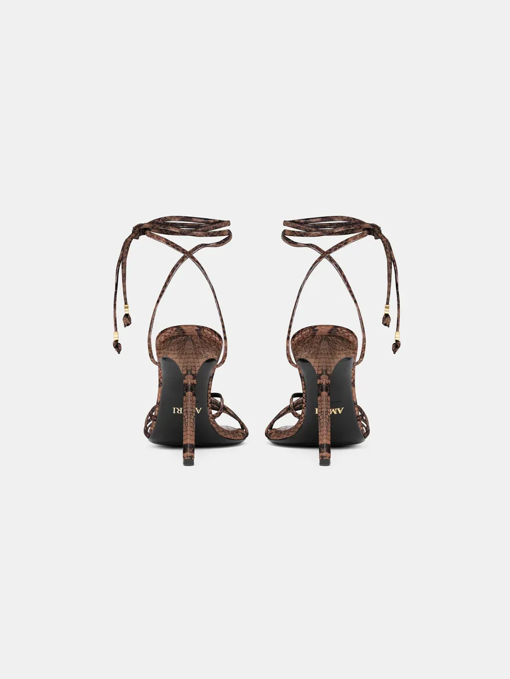 Women - Snake Ma Heeled Sandal - Brown