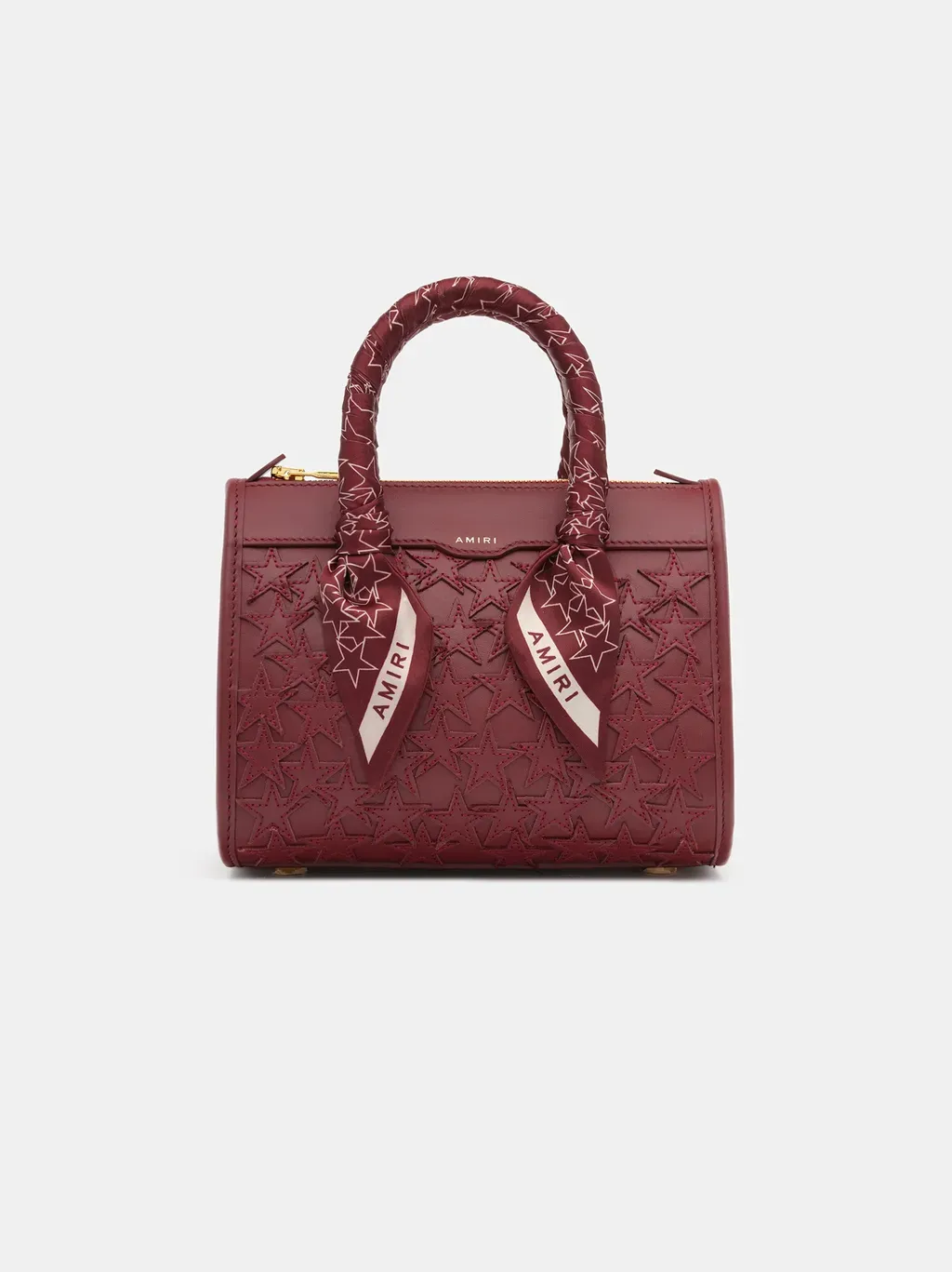 Women - Stars Micro Triangle Bag - Burgundy