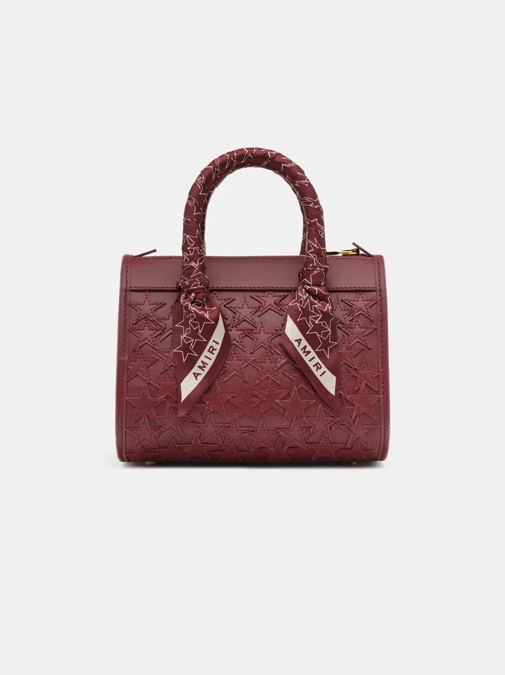 Women - Stars Micro Triangle Bag - Burgundy