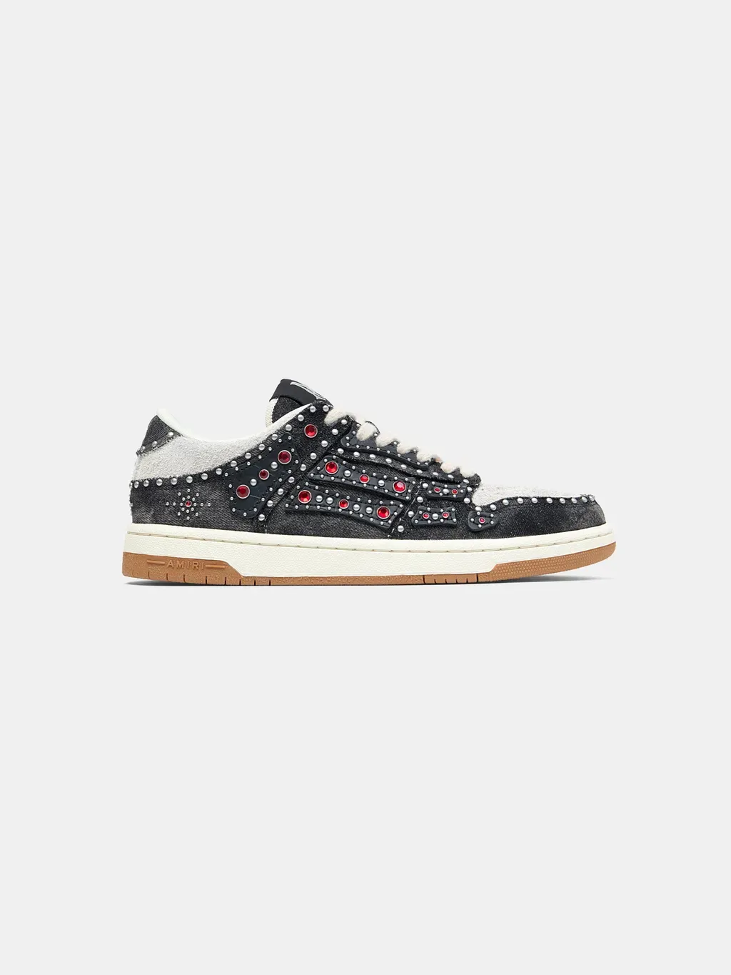 Women - Stud Skel Top Low - Black