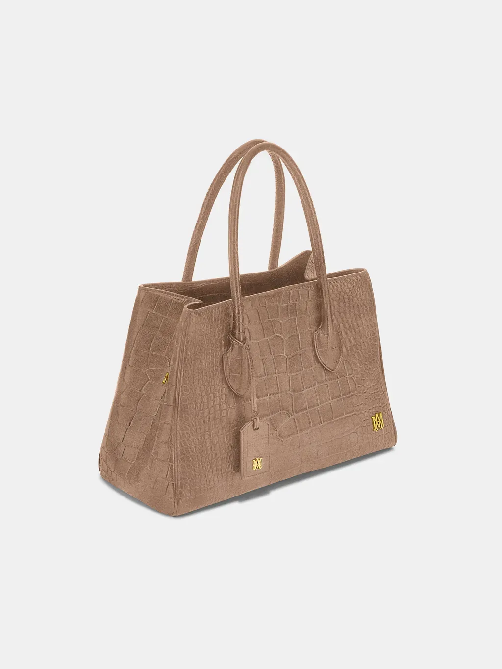 Women - Suede Croc Honey 40 Tote - Dark Brown