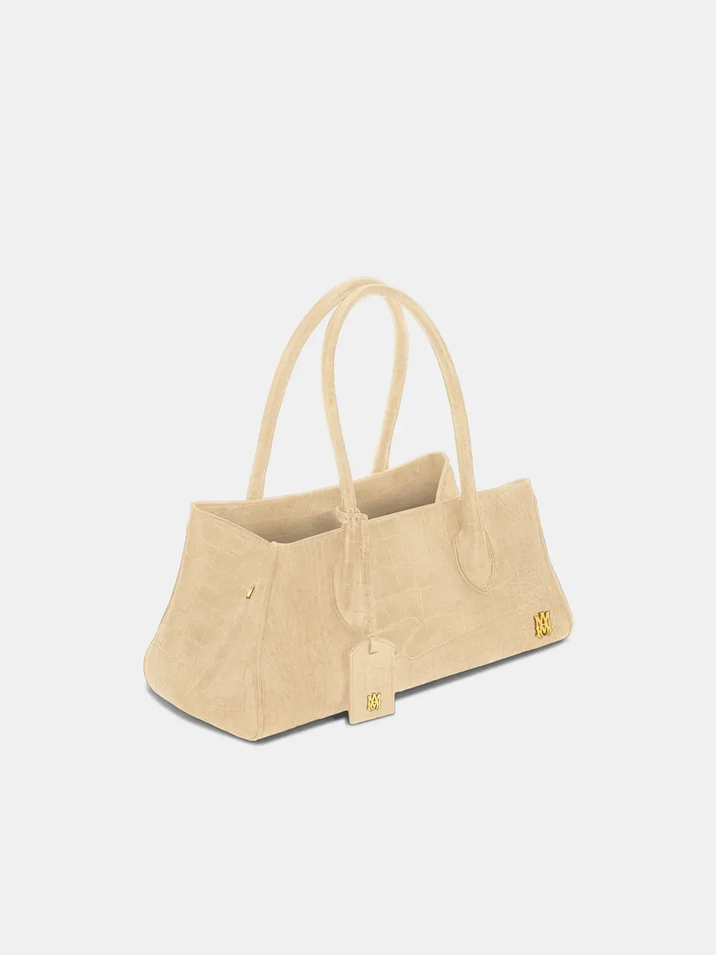 Women - Suede Croc Honey 40 Shoulder - Taupe