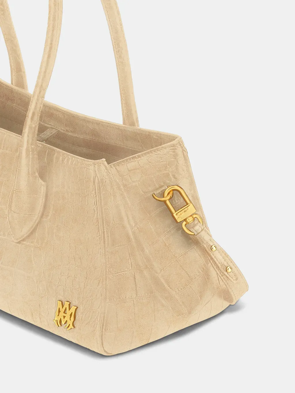 Women - Suede Croc Honey 40 Shoulder - Taupe