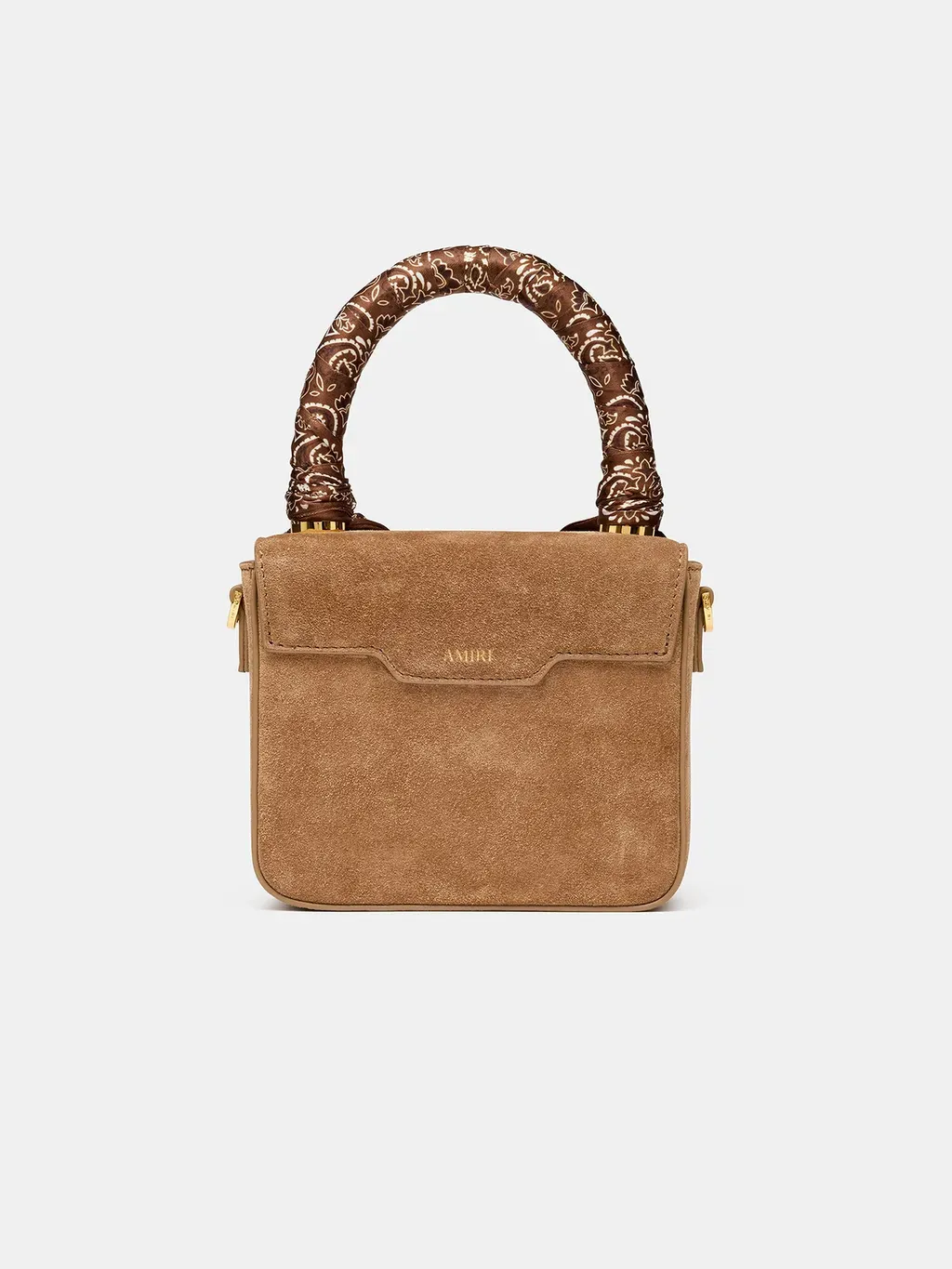 Women - Suede Micro Ma Bag - Dark Brown