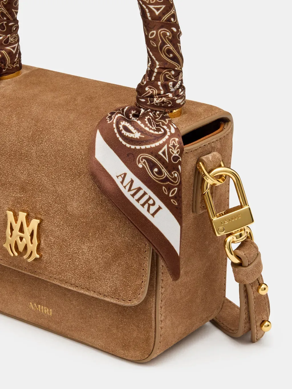 Women - Suede Micro Ma Bag - Dark Brown
