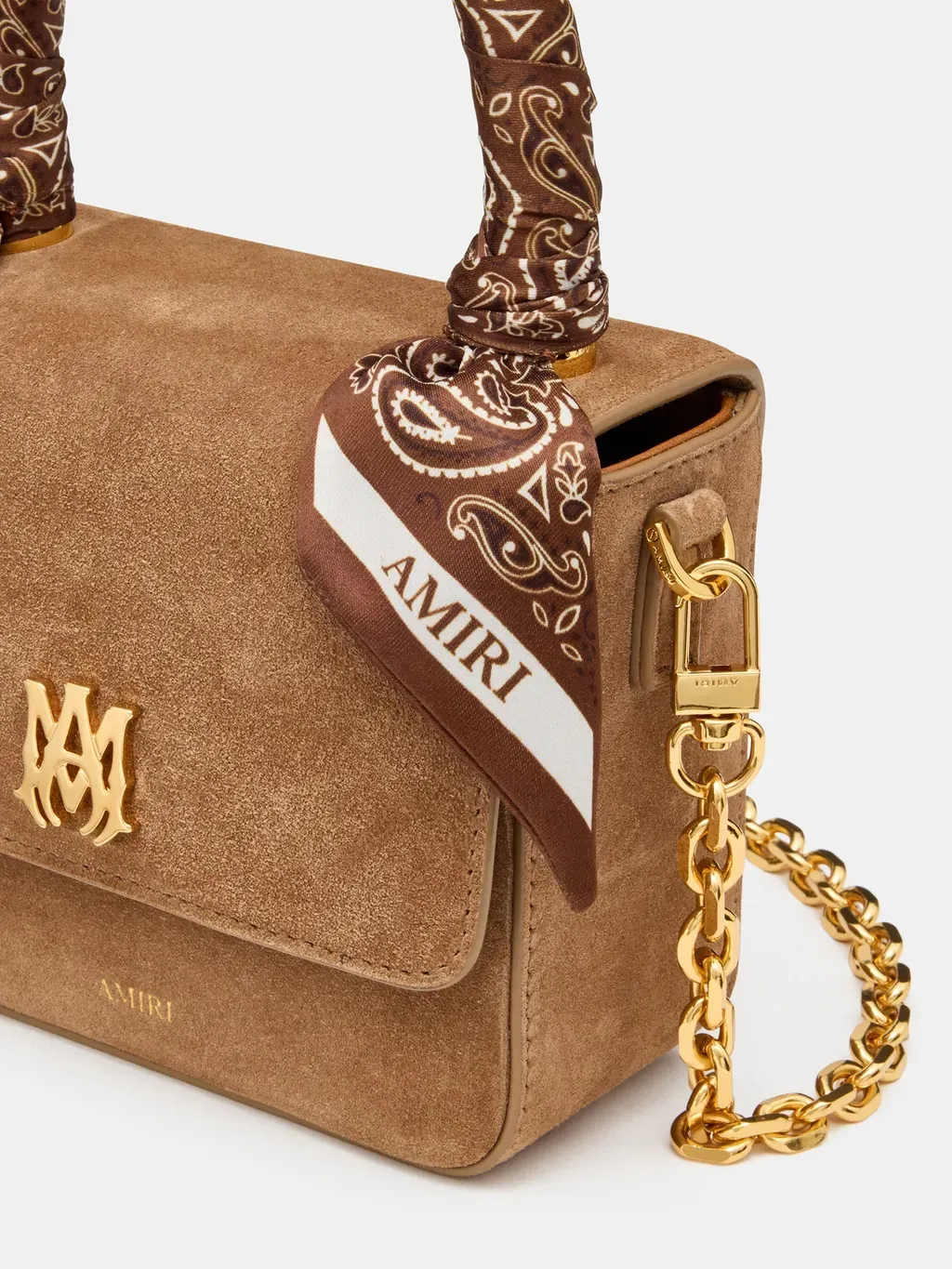 Women - Suede Micro Ma Bag - Dark Brown