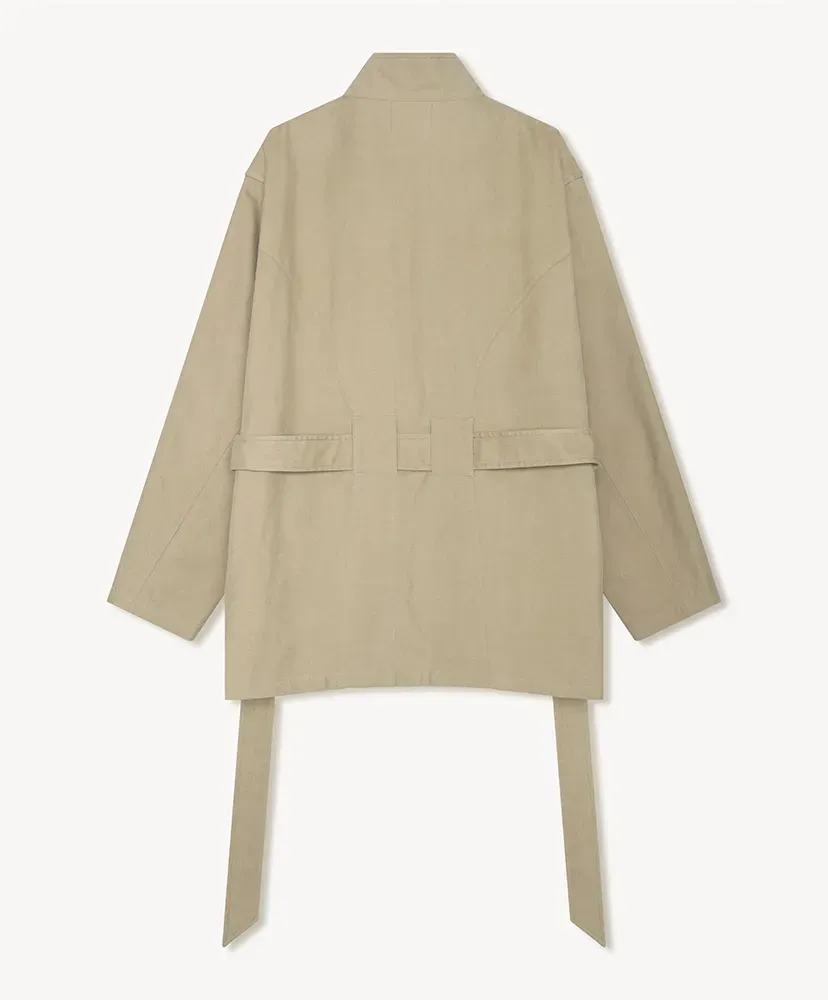 Grover Zip Blouson In Cotton Twill
