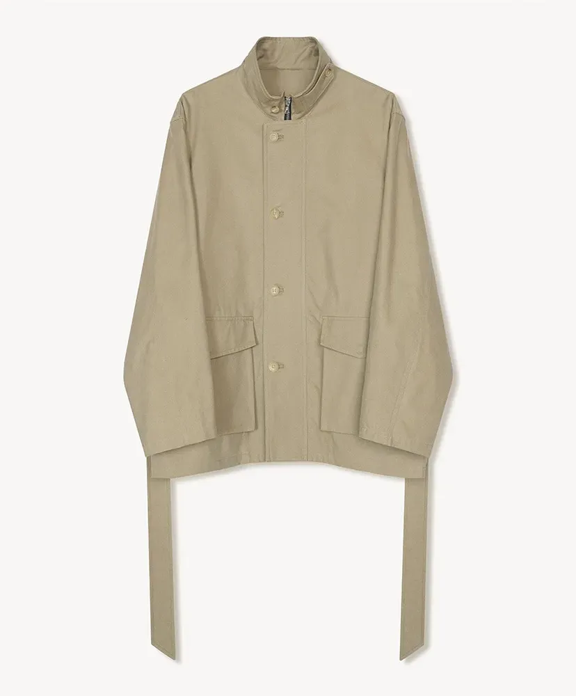 Grover Zip Blouson In Cotton Twill