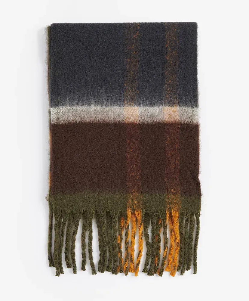 Isla Tartan Boucle Scarf
