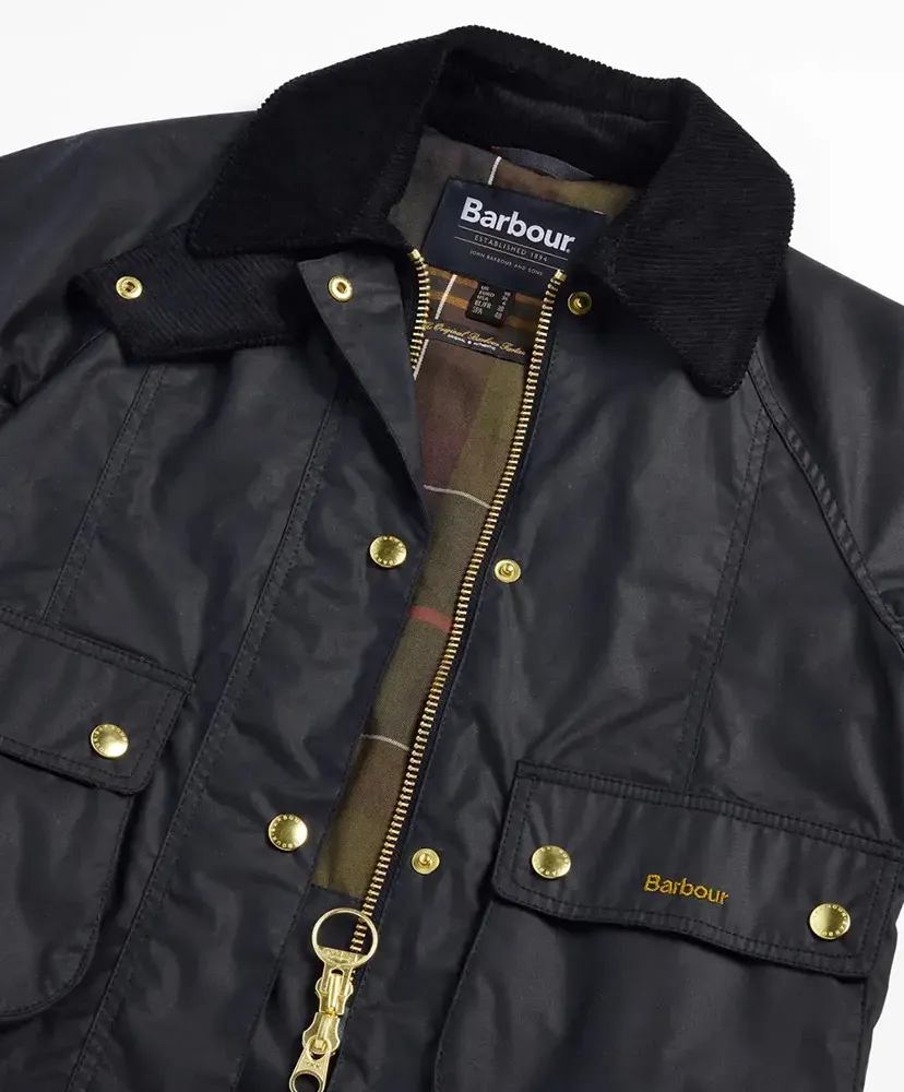 Cropped Beadnell Waxed Jacket