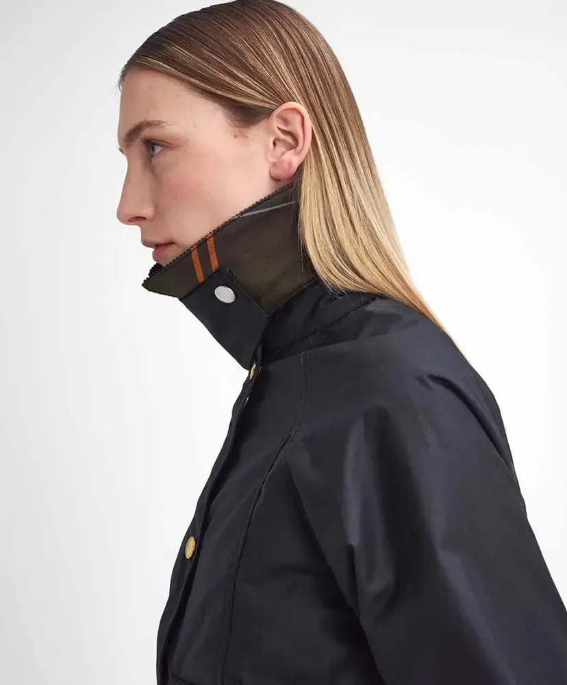 Cropped Beadnell Waxed Jacket