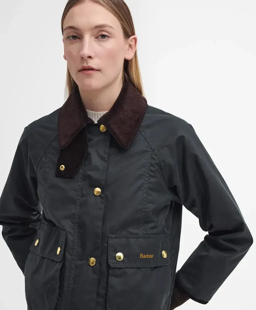 Cropped Beadnell Waxed Jacket