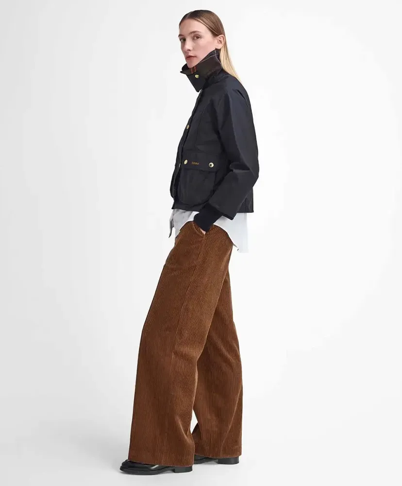 Cropped Beadnell Waxed Jacket
