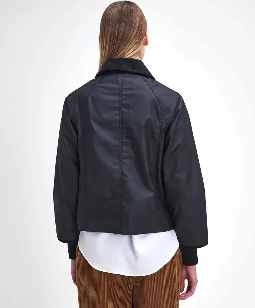 Cropped Beadnell Waxed Jacket