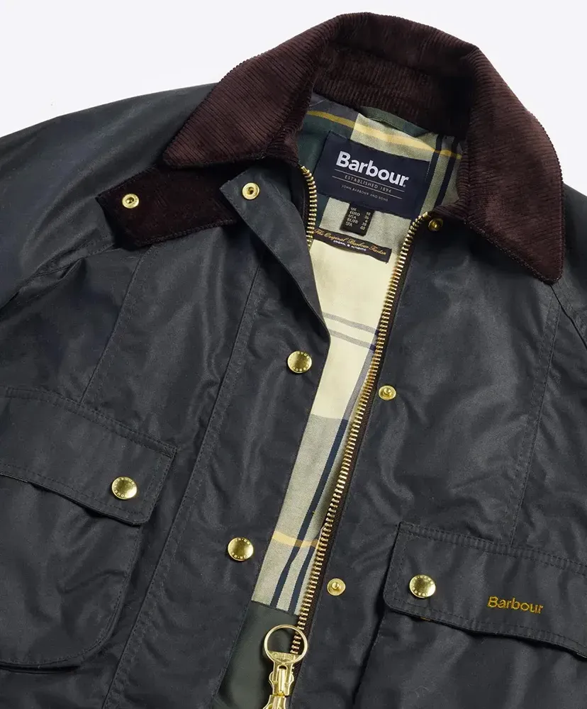 Cropped Beadnell Waxed Jacket